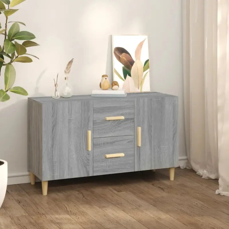 Trendy ontwerp dressoir van bewerkt hout gemakkelijk schoon en stabiel - Grijs sonoma / 1 - Dressoirs & buffetkasten