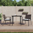 Trendy Poly Rattan Tuinstoelen voor een stijlvolle tuin of terras - Bruin / 2 - Tuinstoelen