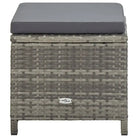 Trendy Rattan Tuinset met Glazen Tafelblad en Inclusief Kussens - Tuinsets