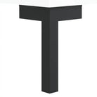 Trendy schoenenrek met ijzeren poten en hoogglans wit bewerkt hout - Schoenenrekken