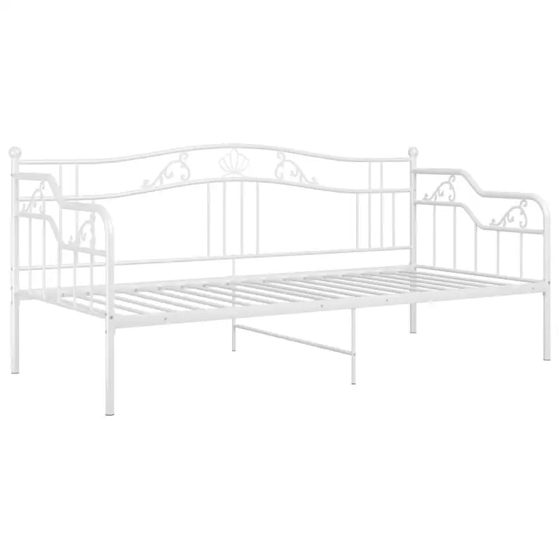 Trendy slaapbank voor extra zitruimte en gastenbed - Wit - Bedden & bedframes