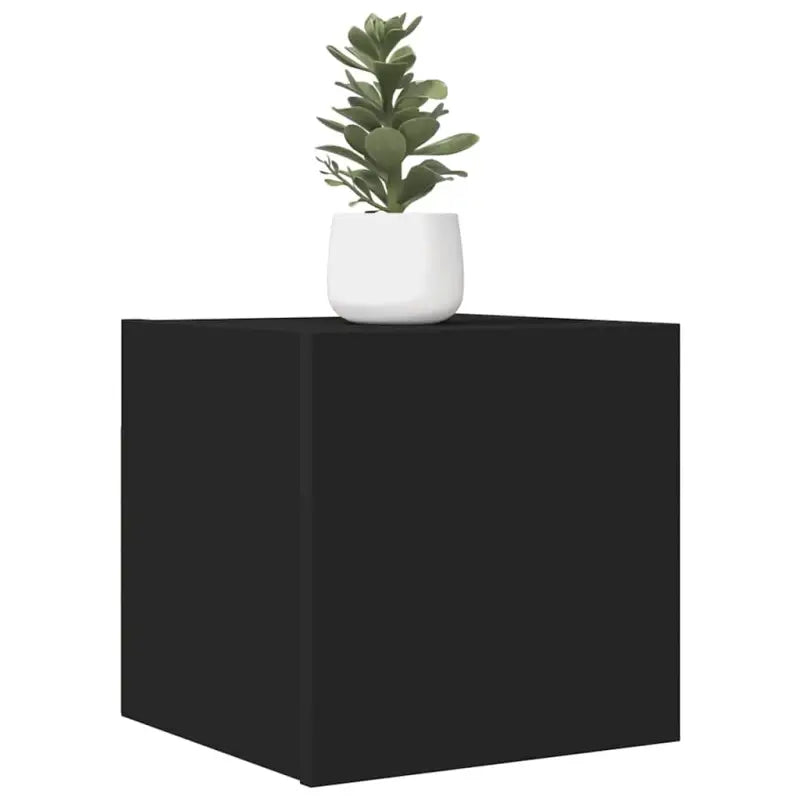 Trendy televisiemeubel met rechts openende deuren voor een stijlvolle inrichting - Zwart / 2 - Tv-meubels