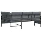 Trendy tuinhoekbank met stabiel frame voor ontspannen buitenplezier - 168 x 116 x 65 cm - Tuinsets