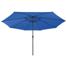Trendy tuinparasol met LED-verlichting voor schaduw en UV-bescherming - Parasols en zonneschermen