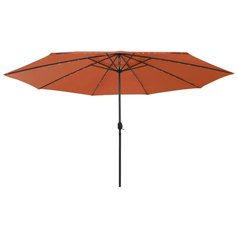 Trendy tuinparasol met LED-verlichting voor schaduw en UV-bescherming - Terracotta / 1 - Parasols en zonneschermen
