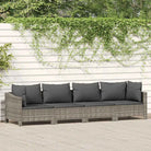 Trendy tuinset met poly rattan en lichtgewicht constructie - Tuinsets