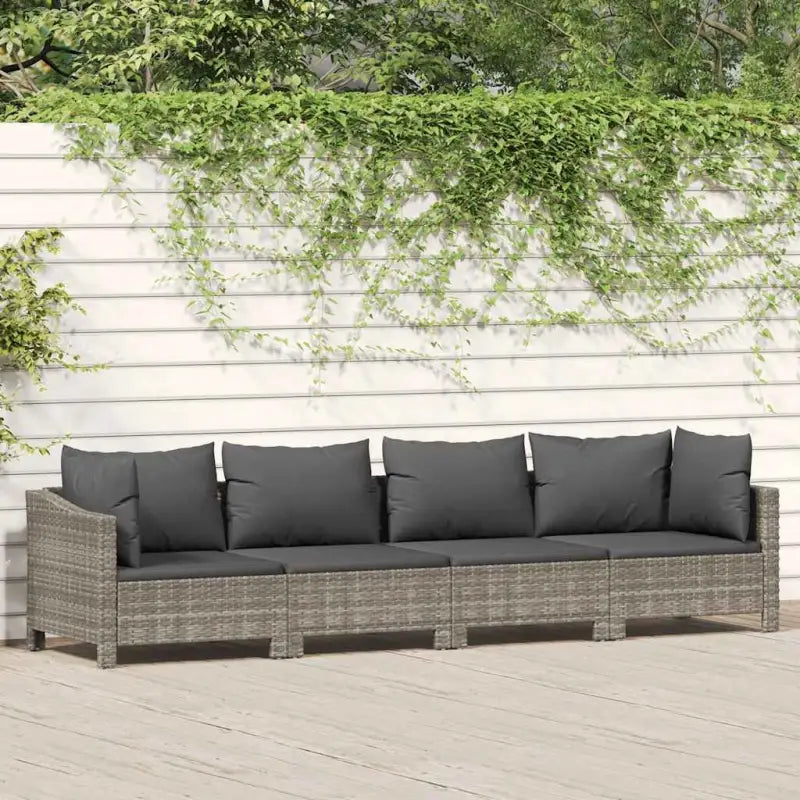 Trendy tuinset met poly rattan en lichtgewicht constructie - Tuinsets
