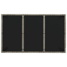 Trendy tuinset met poly rattan en verstelbare tuinstoelen van massief acaciahout - Tuinsets