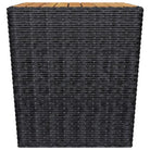 Trendy tuinset met poly rattan en warm massief acaciahout stijl - Tuinsets