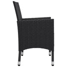 Trendy tuinset met poly rattan en warm massief acaciahout stijl - Tuinsets