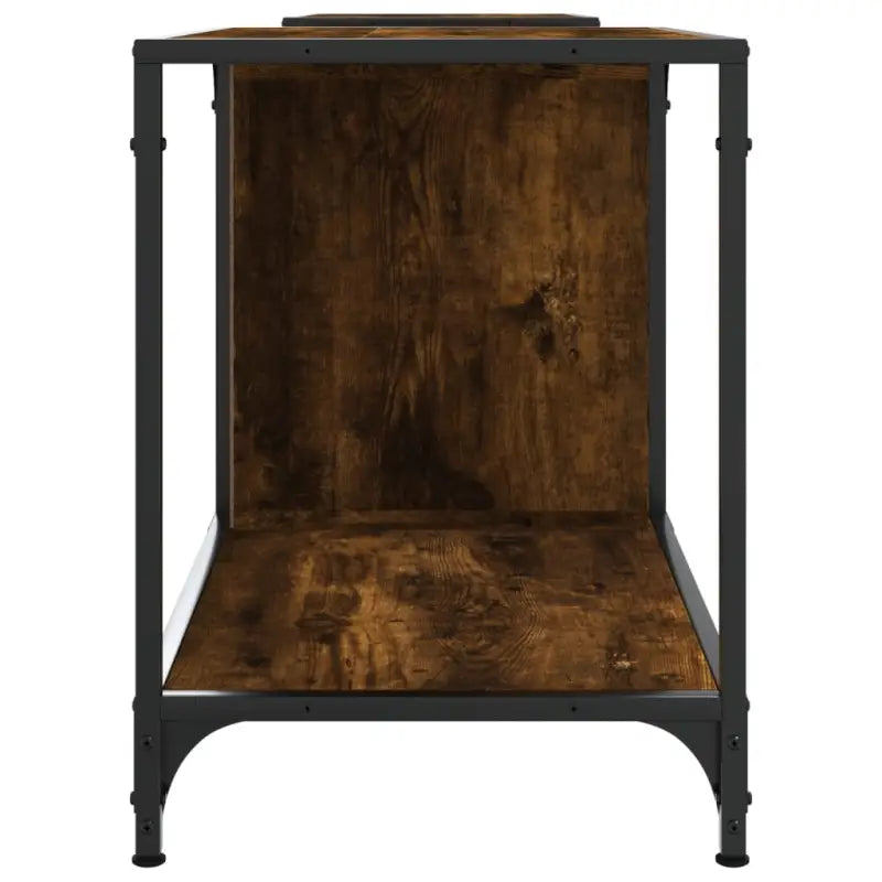 Trendy Tv-meubel met bewerkt hout en metalen frame - Tv-meubels