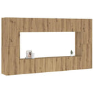 Trendy Tv-meubel met muurbevestiging voor een tijdloze uitstraling - artisanaal eikenkleurig / 4 / 80 cm - Tv-meubels