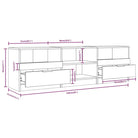 Trendy tv-meubel met stevig blad en bewerkt hout voor modern interieur - Tv-meubels