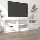 Trendy tv-meubel met stevig blad en bewerkt hout voor modern interieur - Tv-meubels