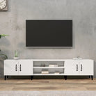 Trendy Tv Meubels van Bewekt Hout voor een Moderne Interieur - Hoogglans wit / 1 - Tv-meubels