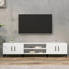 Trendy Tv Meubels van Bewekt Hout voor een Moderne Interieur - Wit / 1 - Tv-meubels