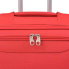 Trolleyset met duurzame PVC-gecoate oxford-stof en veiligheidssluitingen - Rood / 1 / 4 - Koffers