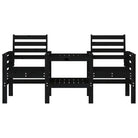 Tuinbank met geïntegreerde tafel van massief grenenhout - Tuinbanken