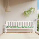 Tuinbankkussen van oxford stof voor een frisse uitstraling - Multikleur / 200 x 50 x 7 cm / 1 - Stoelkussens