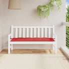 Tuinbankkussen van oxford stof voor een frisse uitstraling - Rood / 150 x 50 x 7 cm / 1 - Stoelkussens