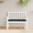 Tuinbankkussen van oxford stof voor een frisse uitstraling - Zwart en wit / 100 x 50 x 7 cm / 1 - Stoelkussens