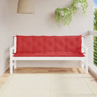 Tuinbankkussens van oxford stof voor een frisse uitstraling - Rood / 180 x 50 x 7 cm / 2 - Stoelkussens