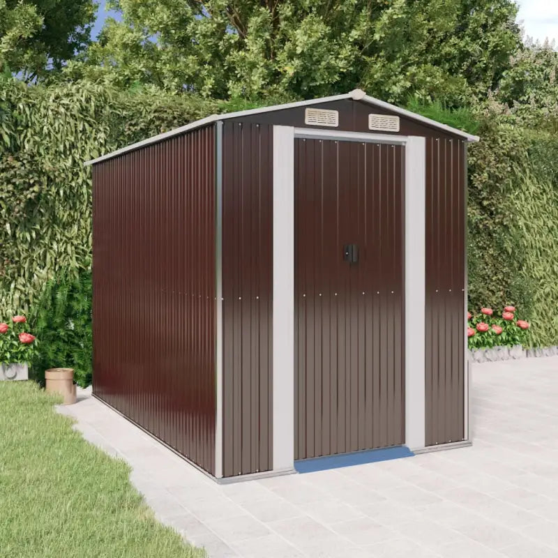 Tuinhuizen van gegalvaniseerd staal met praktische ventilatieopening - 192 x 274 x 223 cm / 1 - Tuinhuizen