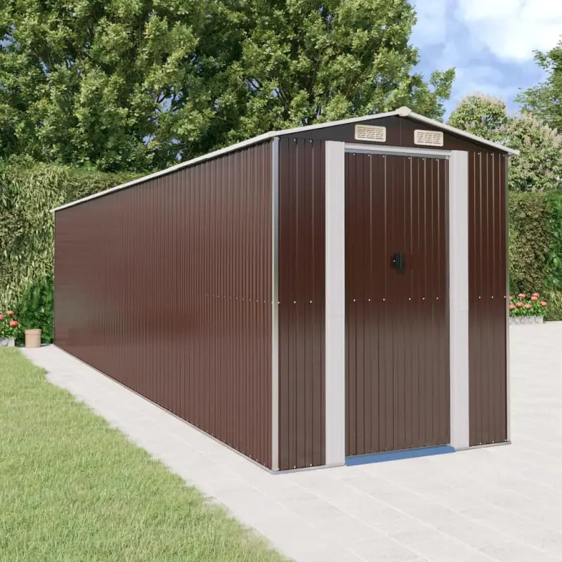 Tuinhuizen van gegalvaniseerd staal met praktische ventilatieopening - 192 x 772 x 223 cm / 1 - Tuinhuizen