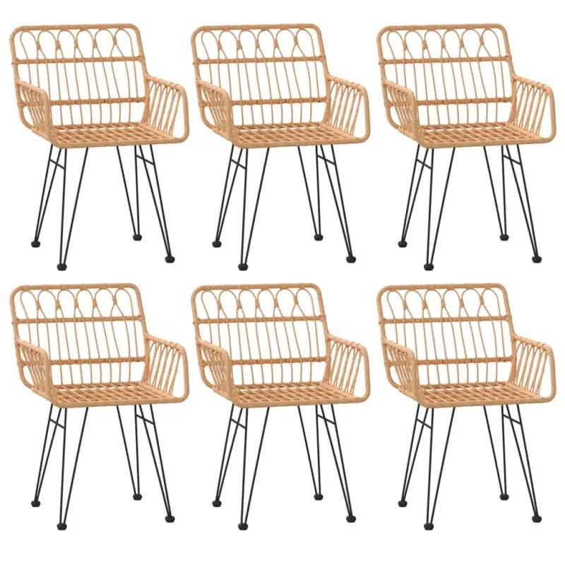 Tuininzet met poly rattan en gehard glas eenvoudig schoon - Tuinsets