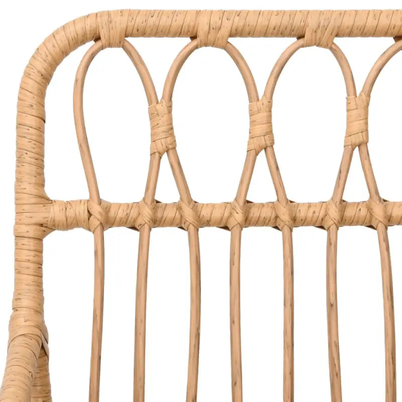 Tuininzet met poly rattan en gehard glas eenvoudig schoon - Tuinsets