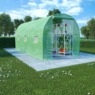 Tuinkassen met pe-mesh stof voor plantenbescherming en klimaatcontrole - 450 x 200 x 200 cm / 1 - Tuinkassen