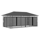 Tuinprieel met stevig stalen frame voor buitenactiviteiten - Antraciet / 6 x 3 x 2.73 m - Partytenten & prieëlen