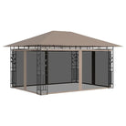 Tuinprieel met stevig stalen frame voor buitenactiviteiten - Taupe / 4 x 3 x 2.73 m - Partytenten & prieëlen
