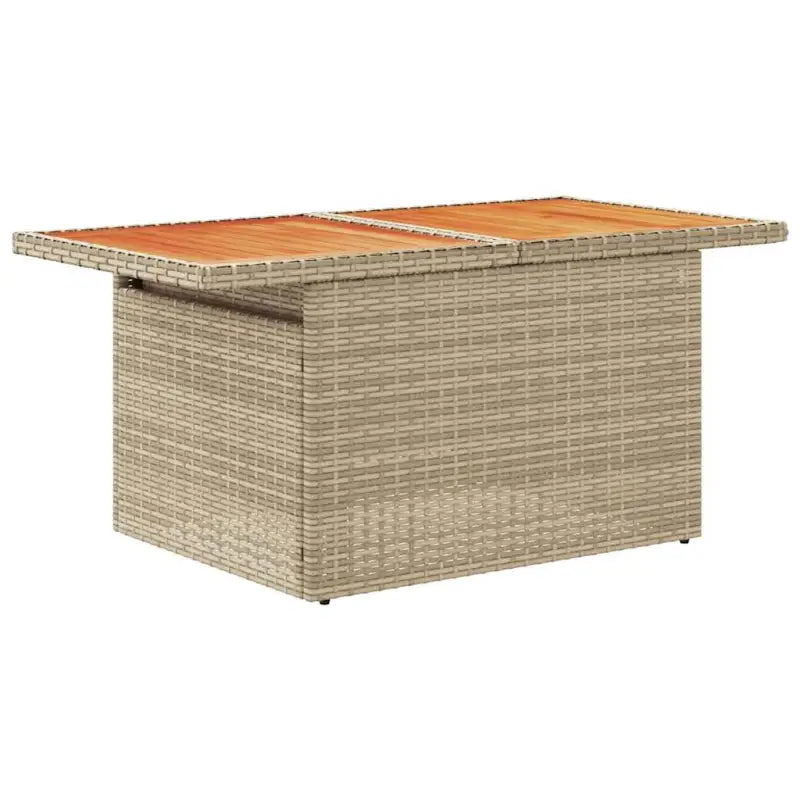 Tuinset in beige materiaal met gepoedercoat staal en comfortabele afmetingen - Tuinsets