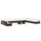 Tuinset met Afmetingen Hoekbank voor Ontspanning en Sociaal Samenzijn - 5x hoek + 8x midden + Tafel - Tuinsets