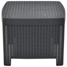 Tuinset met kunststof materiaal voor buiten met levering bevat - Tuinsets