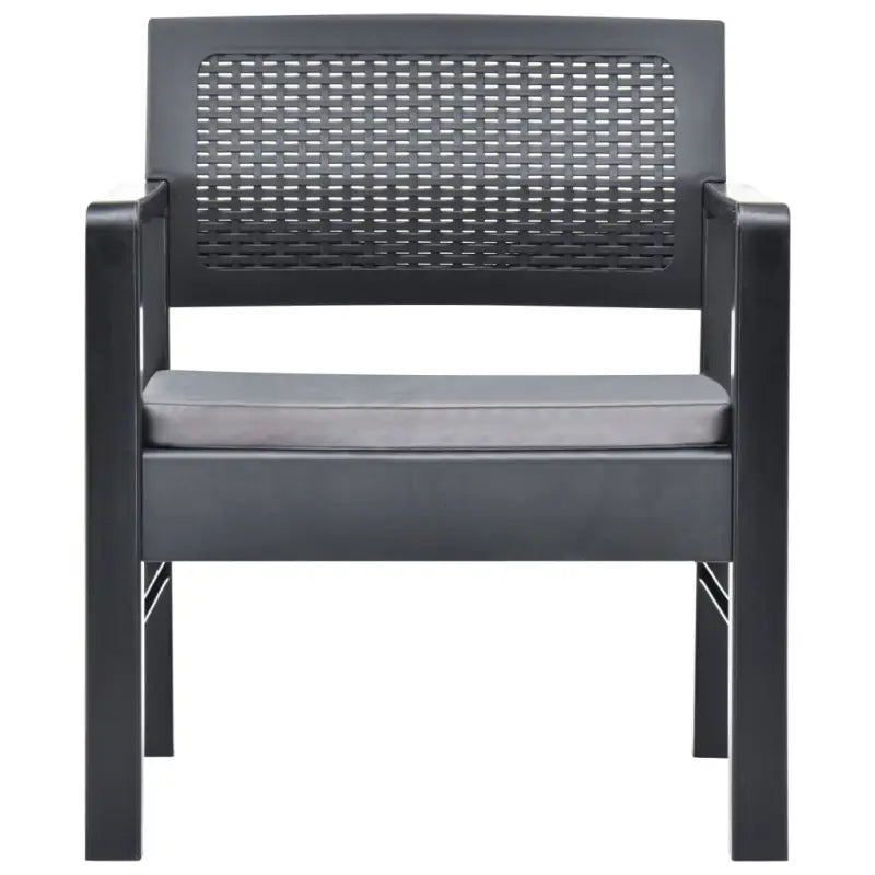 Tuinset met kunststof materiaal voor buiten met levering bevat - Tuinsets