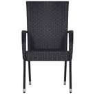 Tuinset met massief acaciahout en gepoedercoat staal afmetingen - Tuinsets