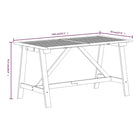 Tuinset met massief acaciahout en poly rattan voor buitenplezier - Tuinsets