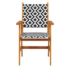 Tuinset met massief acaciahout en poly rattan voor buitenplezier - Tuinsets