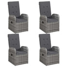 Tuinset met massief acaciahout voor een stijlvolle buitenruimte - Grijs - Tuinsets