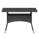 Tuinset met poly rattan en gehard glas voor stijlvolle buitenruimte - Tuinsets