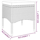 Tuinset met poly rattan en stevig stalen frame voor buitengebruik - Tuinstoelen