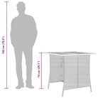 Tuinset met poly rattan voor een comfortabele zitervaring en eenvoudig schoonmaken - Tuinsets