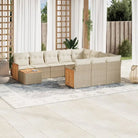 Tuinset met zwart materiaal en gepoedercoat staal afmetingen voor buiten - beige en crèmekleurig - Tuinsets