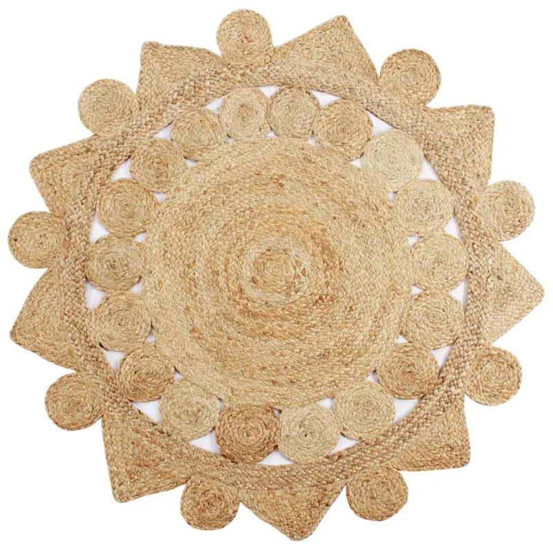 Vloerkleden met gevlochten jute voor een natuurlijke uitstraling - 150 cm - Vloerkleden