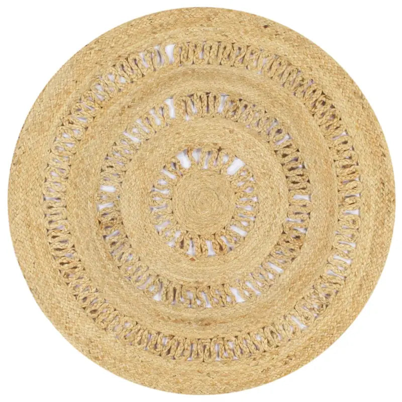 Vloerkleden met gevlochten jute voor een natuurlijke uitstraling - 90 cm - Vloerkleden