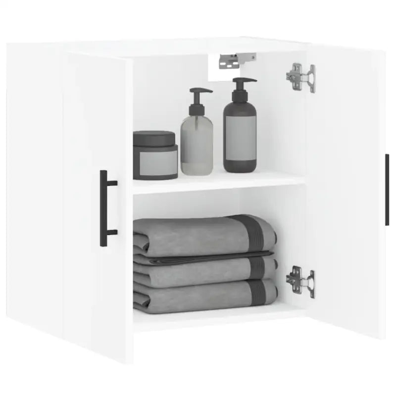 Wandkast van bewerkt hout voor praktische en decoratieve opbergruimte - Opbergkasten & lockerkasten