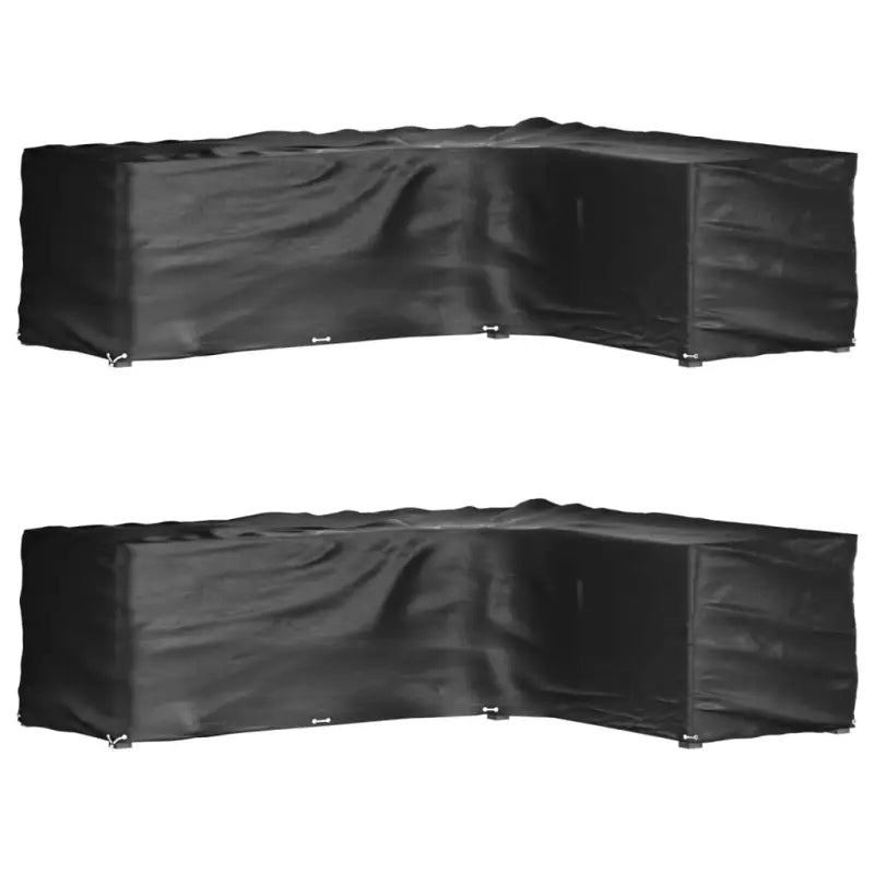 Waterbestendige tuinmeubelhoezen voor rattan sets - 285 x 220 x 80 cm / 2 - Tuinmeubelhoezen