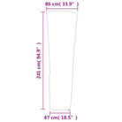 Waterdichte tuinmeubelhoes voor terrasverwarmers van 420d oxford stof - Tuinmeubelhoezen